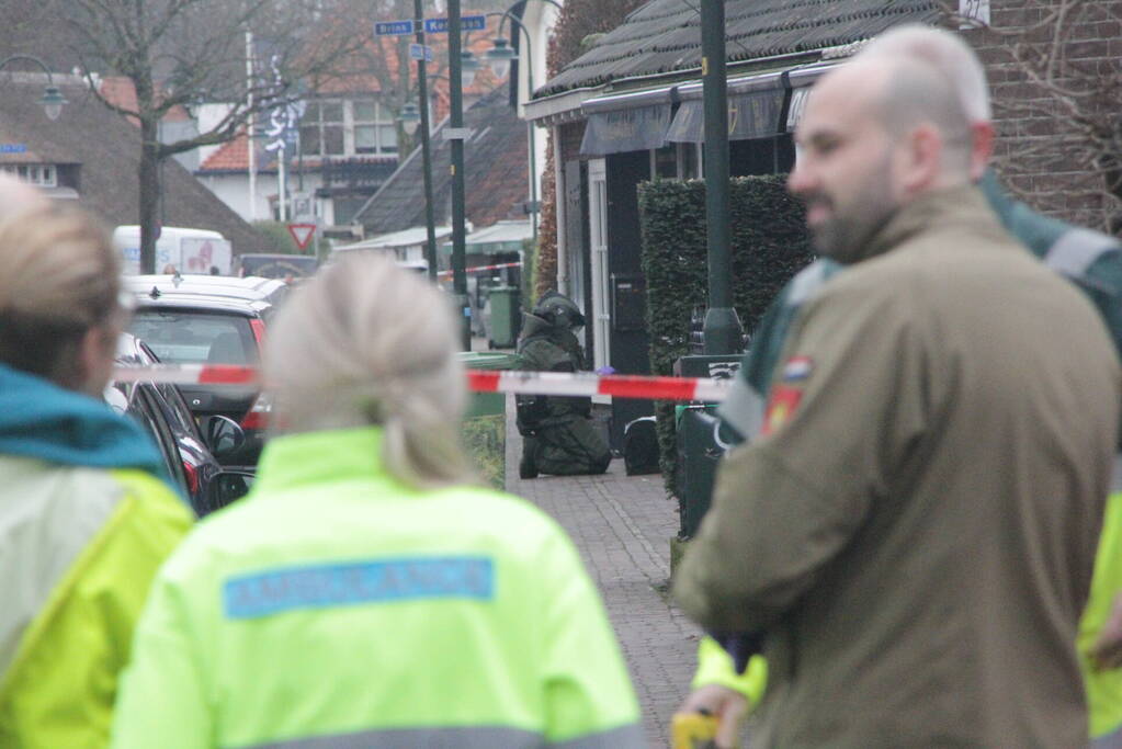 Explosieven Opruimingsdienst doet onderzoek naar mogelijke explosief