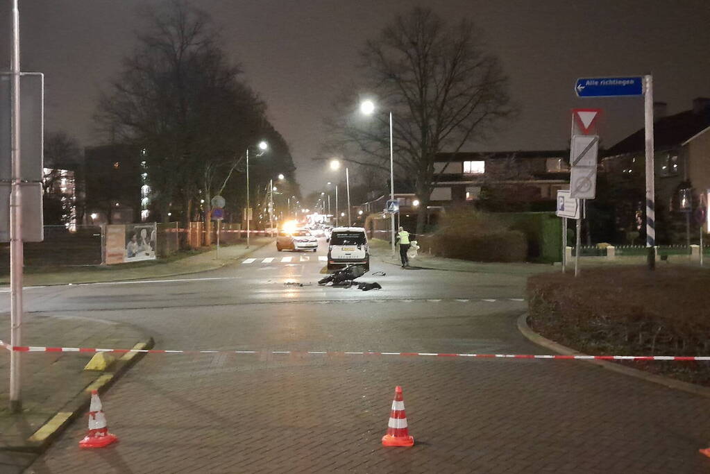 Scooter Total los na ongeval met bus