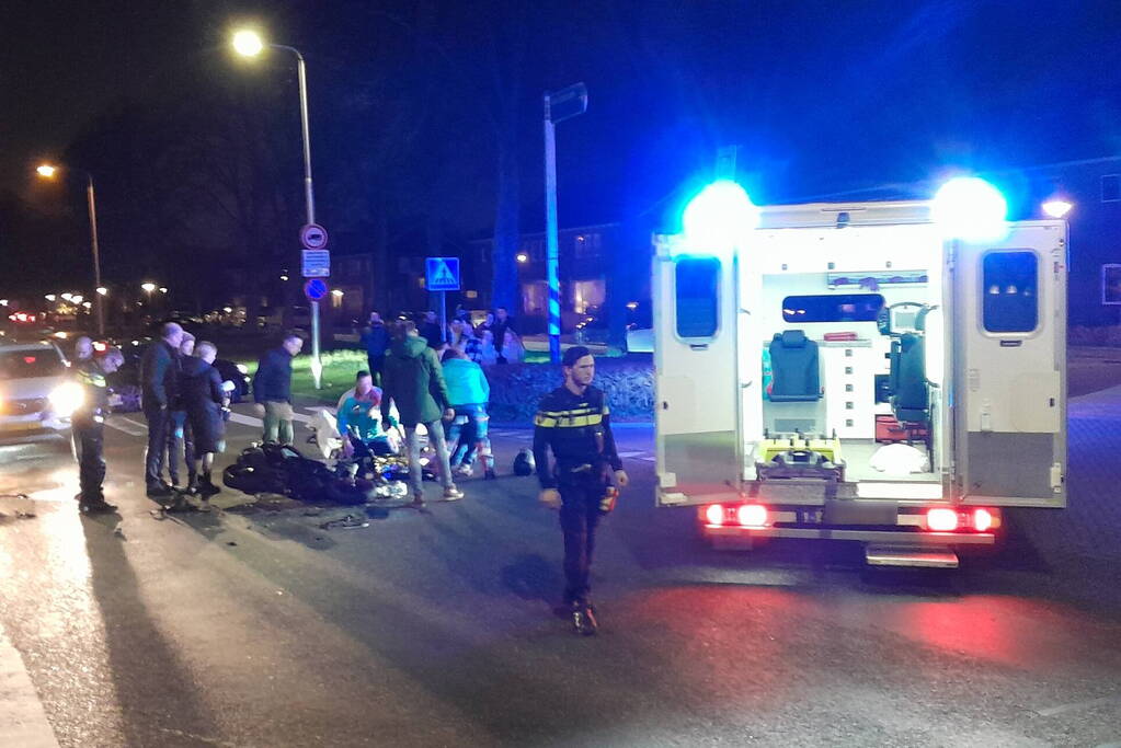 Scooter Total los na ongeval met bus