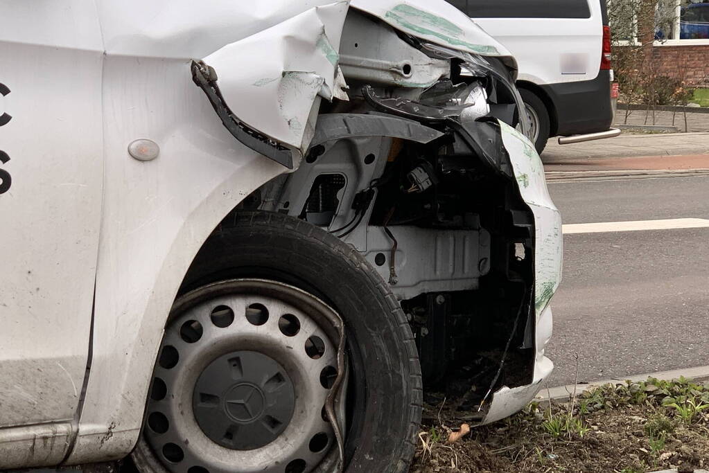 Veel schade bij eenzijdig ongeval