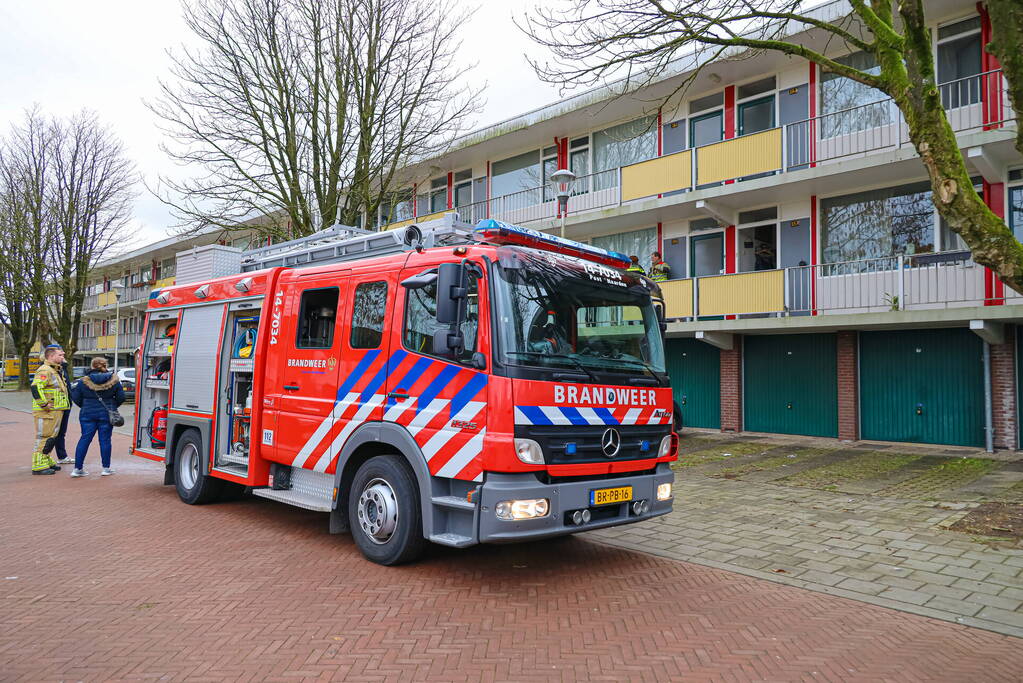 Woning vol rook door vergeten pan