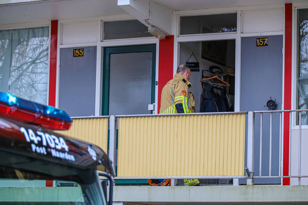 Woning vol rook door vergeten pan