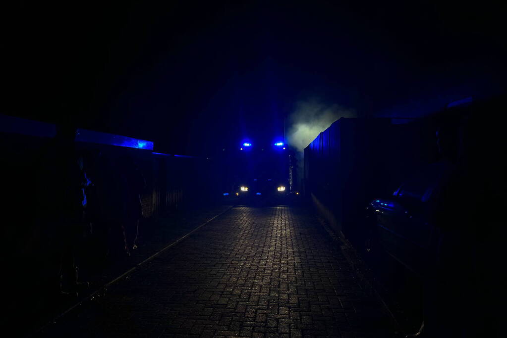 Brand in garageboxen