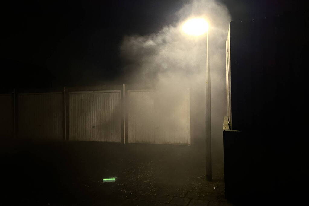 Brand in garageboxen