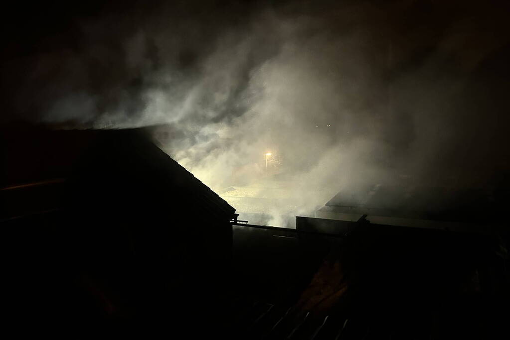 Brand in garageboxen