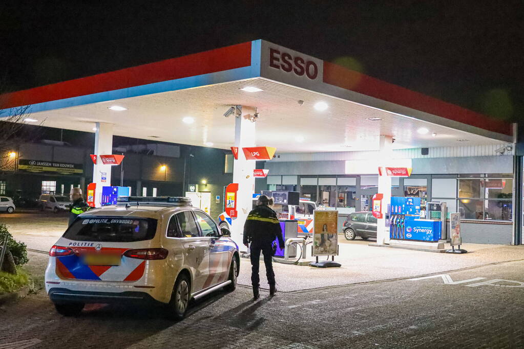 Overval op Esso tankstation
