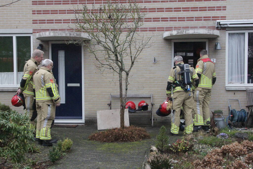 Gaslucht in meterkast van woning