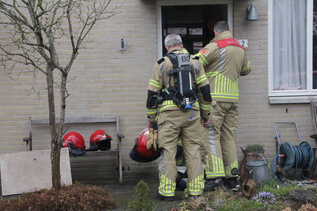 Gaslucht in meterkast van woning