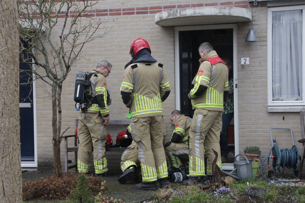 Gaslucht in meterkast van woning