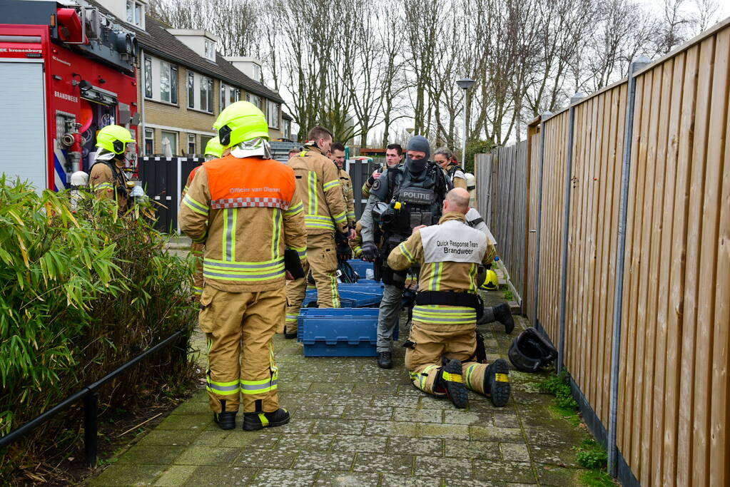 Gaskraan open gedraaid in woning