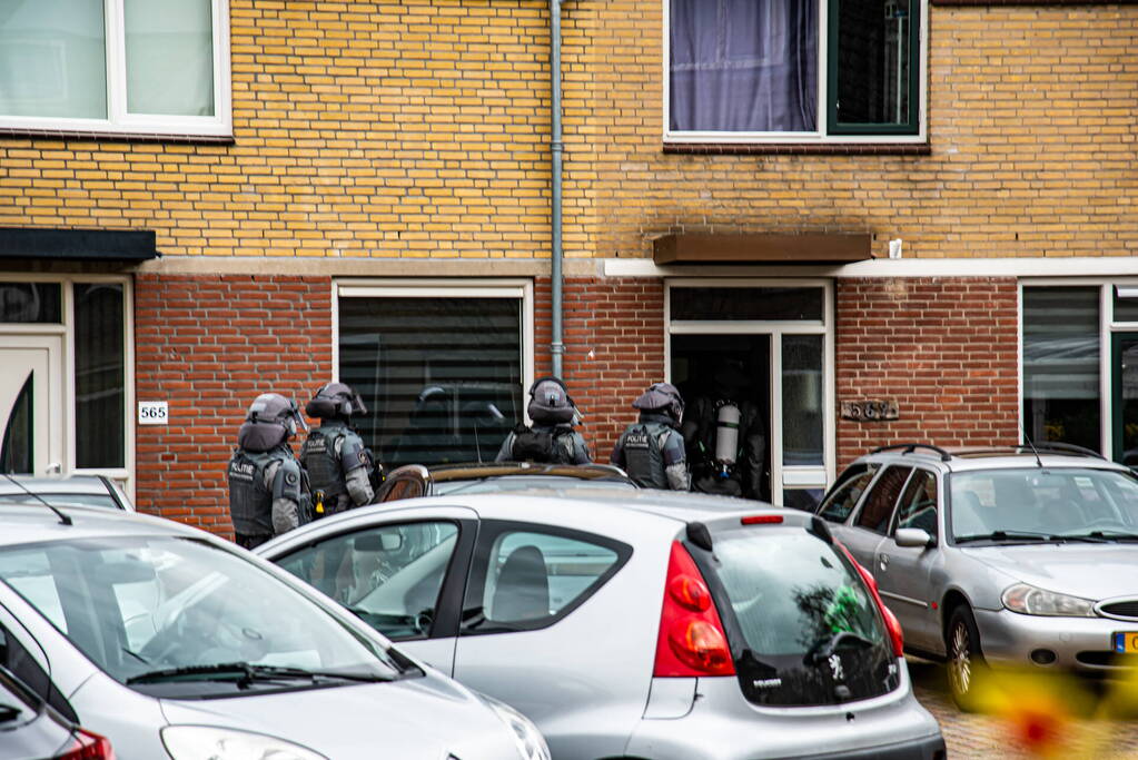 Gaskraan open gedraaid in woning