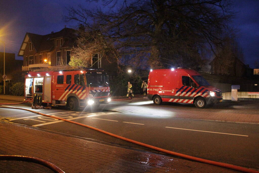 Grote brand in vrijstaande villa
