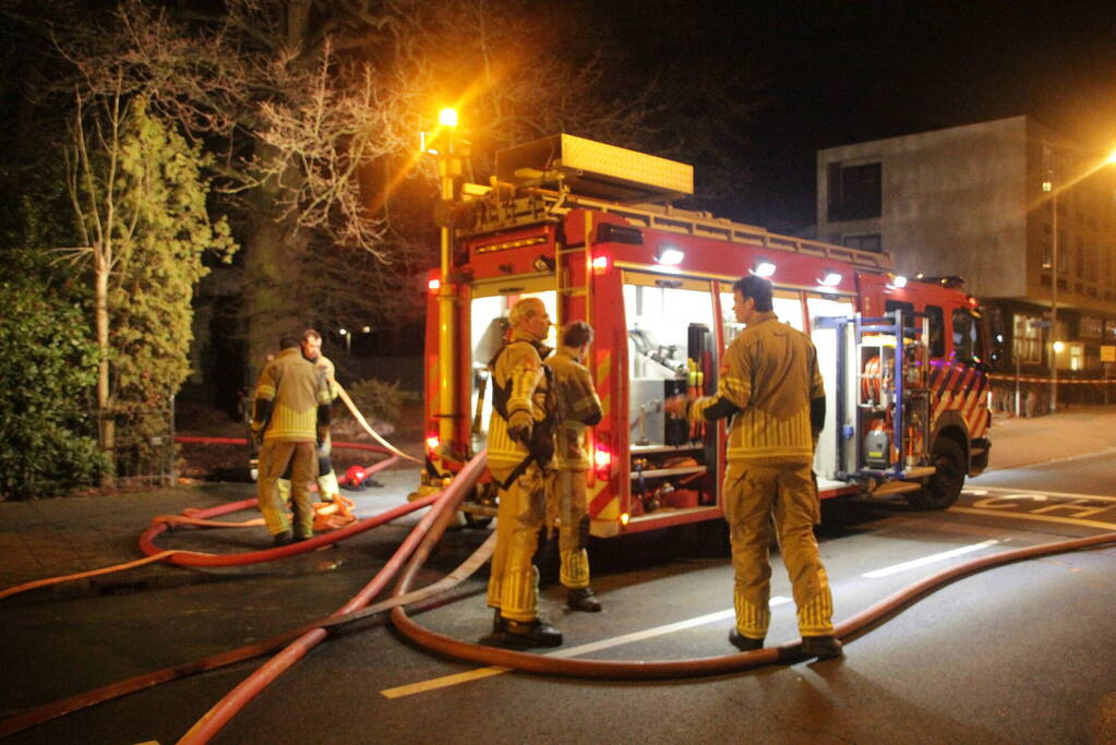Grote brand in vrijstaande villa
