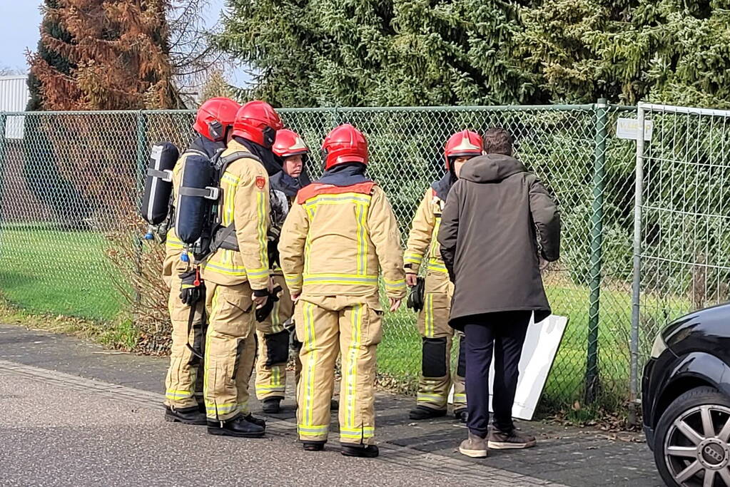 Gaslekkage in leegstaand pand