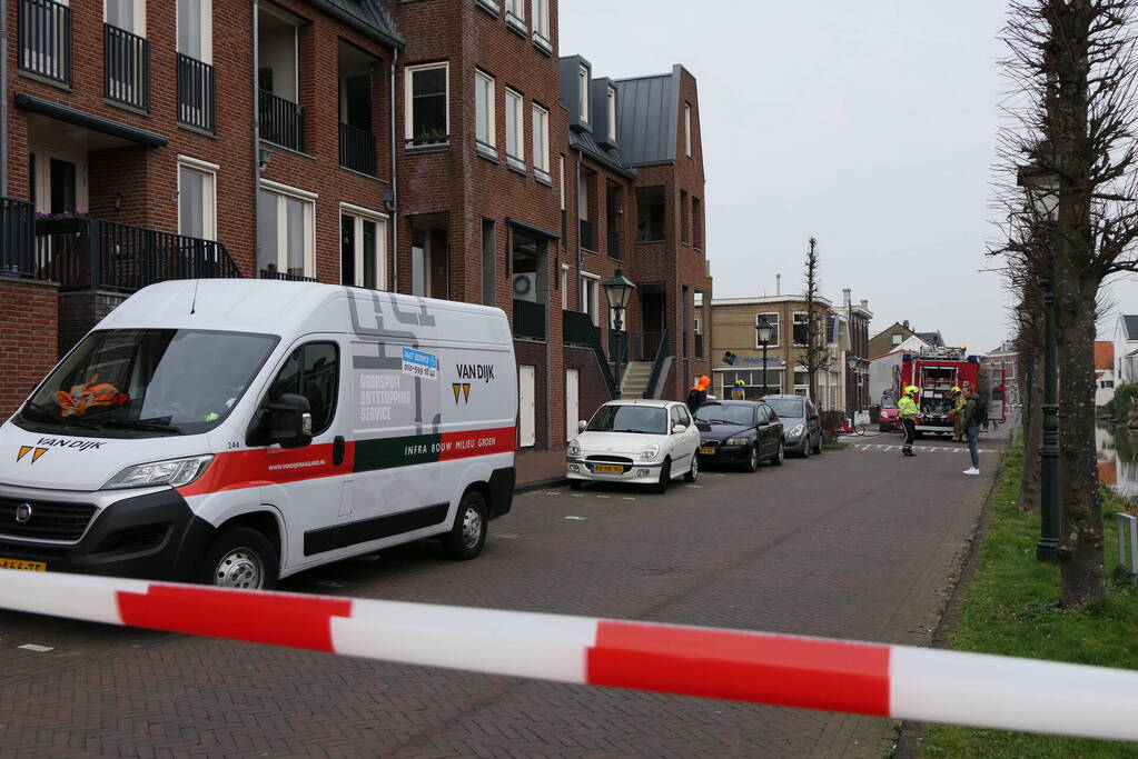 Straat afgezet vanwege gaslekkage