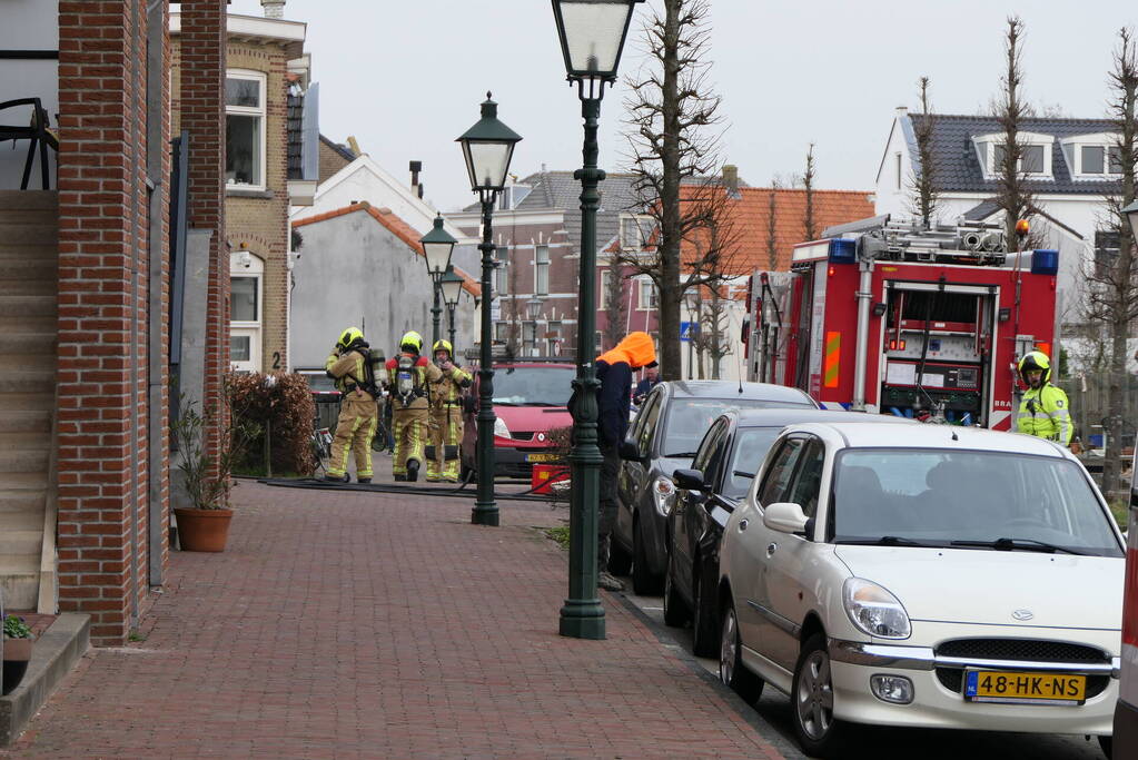 Straat afgezet vanwege gaslekkage