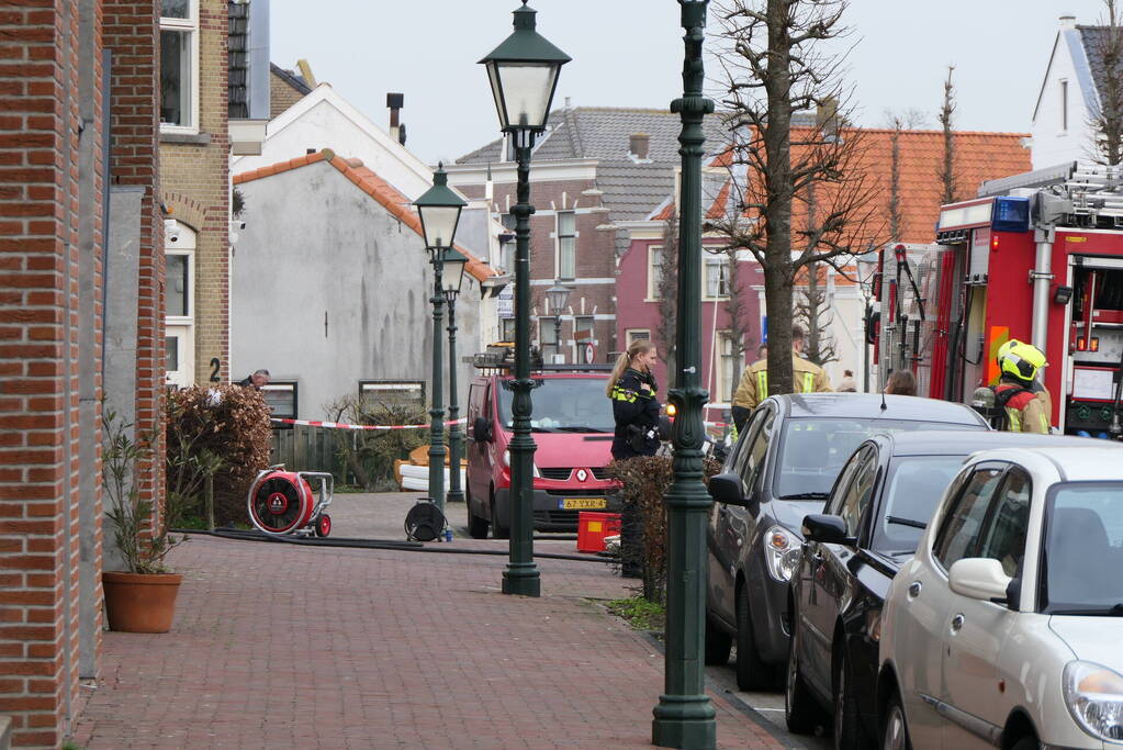 Straat afgezet vanwege gaslekkage