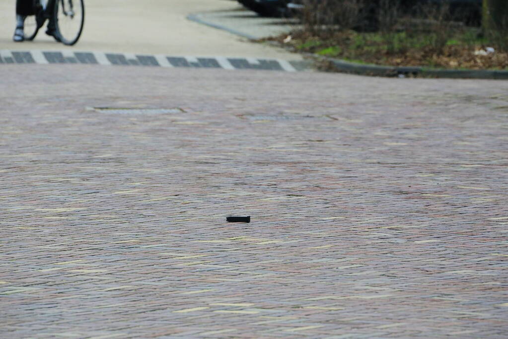 Persoon in been geschoten