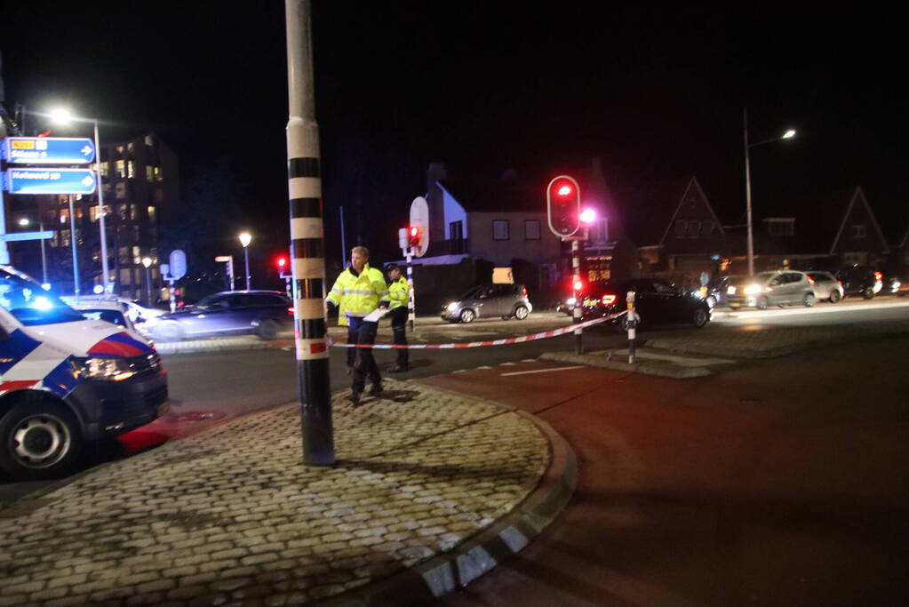 Fietser aangereden bij verkeerslichten