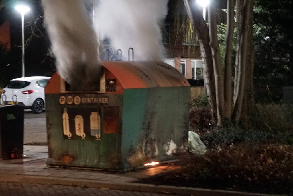 PMD-container in brand gestoken