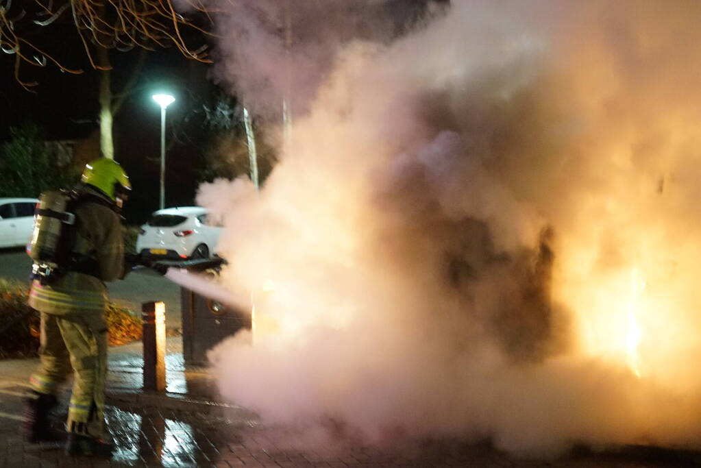 PMD-container in brand gestoken