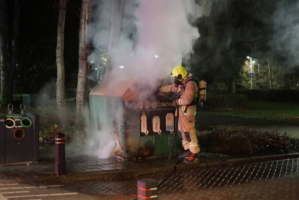 PMD-container in brand gestoken