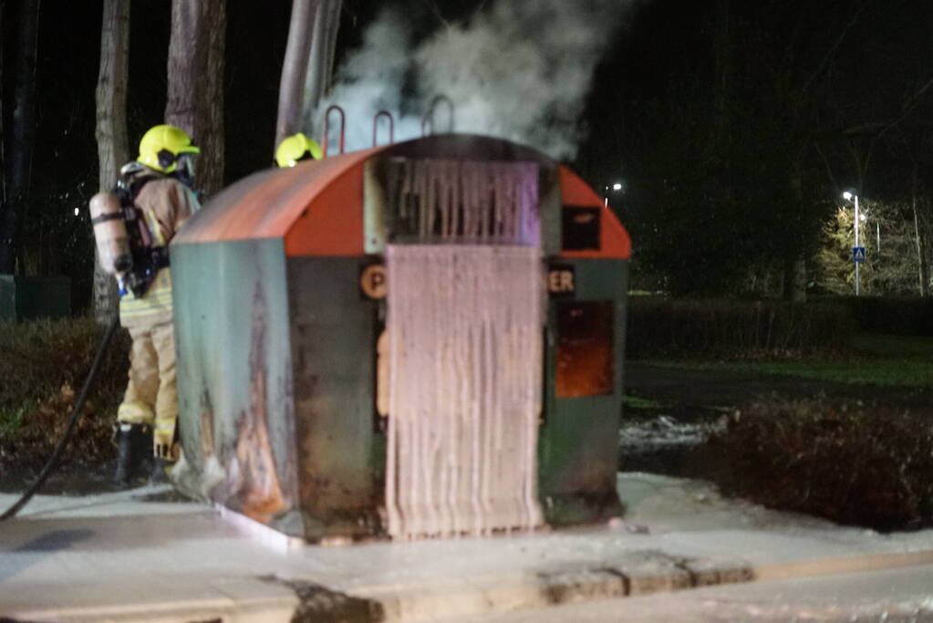 PMD-container in brand gestoken