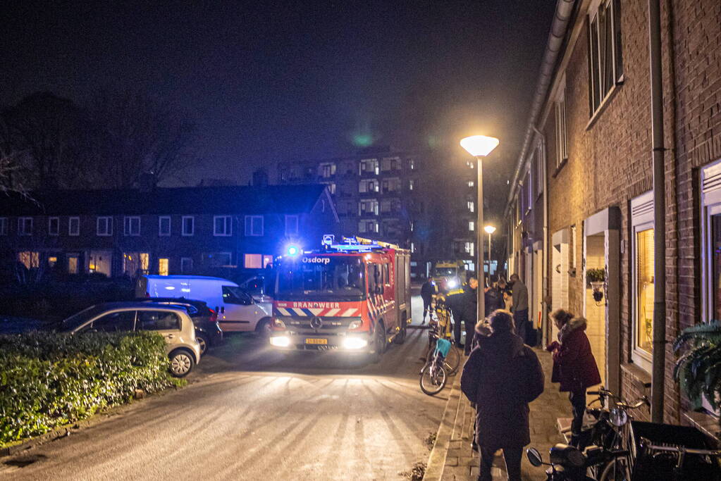 Brand in woning trekt veel bekijks