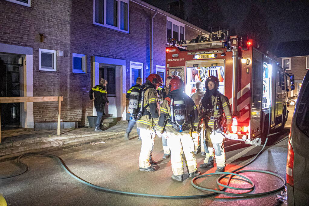 Brand in woning trekt veel bekijks