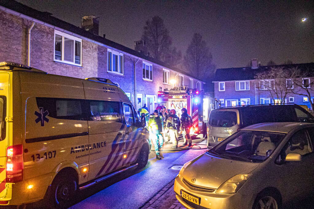 Brand in woning trekt veel bekijks