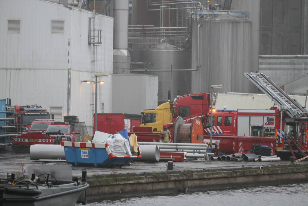 Brand uitgebroken bij Tate Lyle