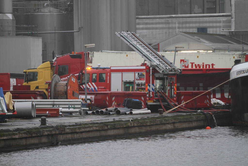 Brand uitgebroken bij Tate Lyle