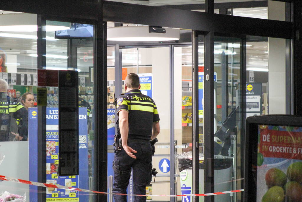 Aanhouding bij overval op supermarkt