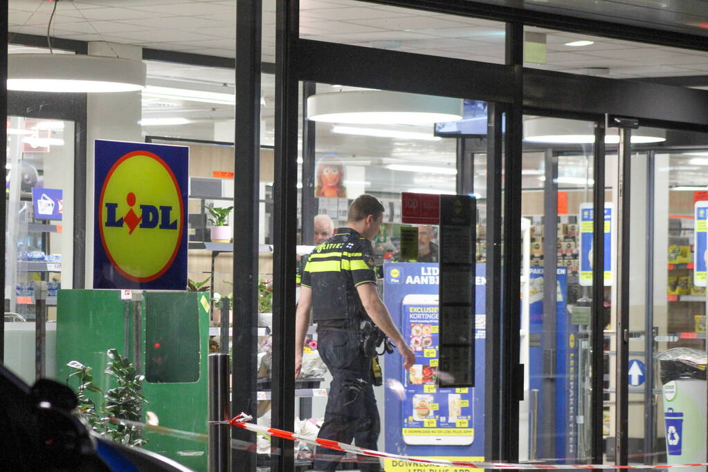 Aanhouding bij overval op supermarkt