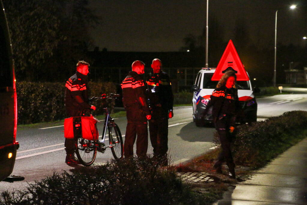 Fietser hard ten val