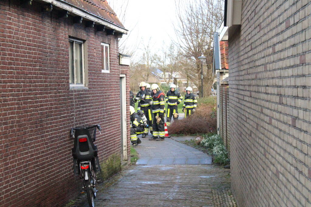 Gaslekkage door plaatsen van schutting