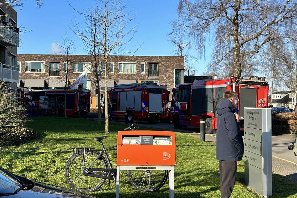 Woonzorgcentrum ontruimd door brand