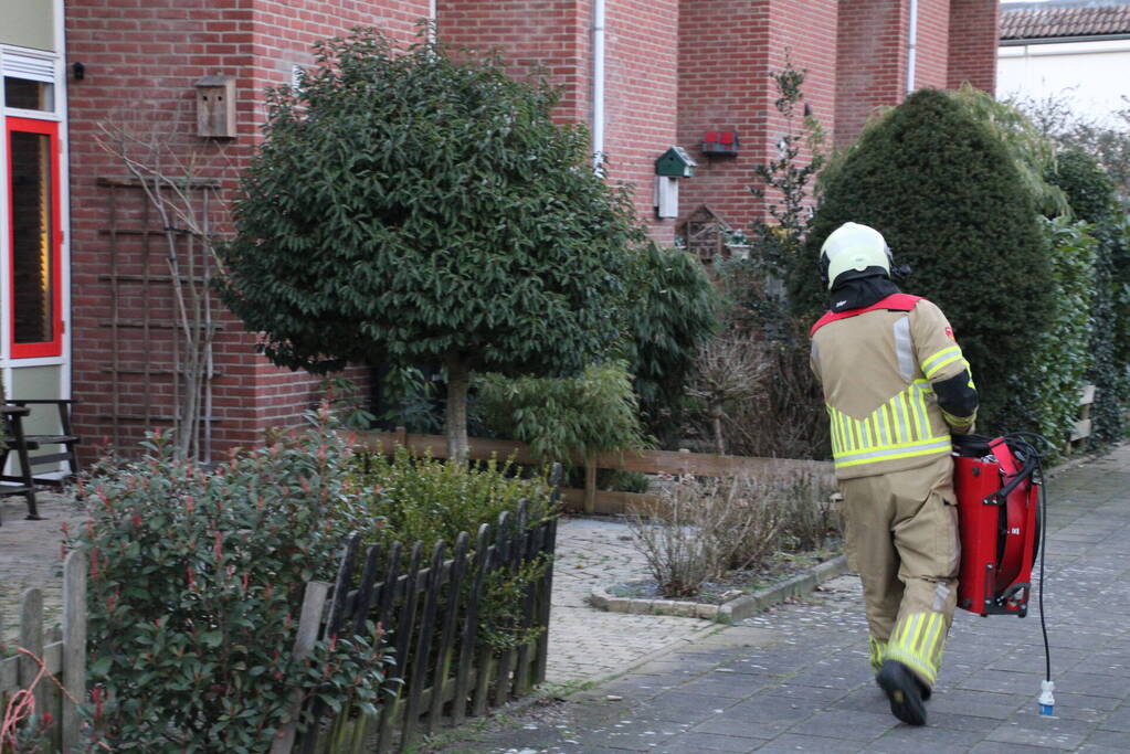Woningbrand snel onder controle