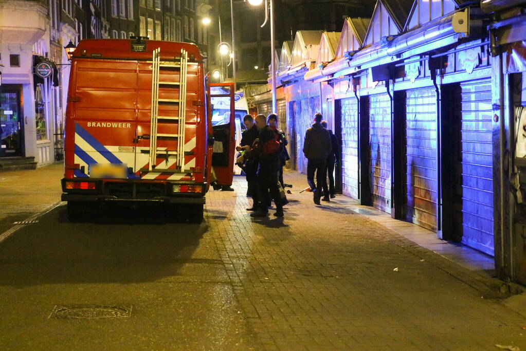 Persoon raakt te water