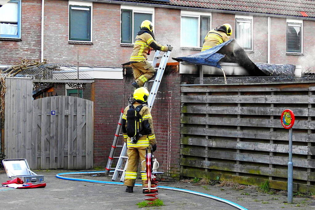 Flinke schade na brand in schuur