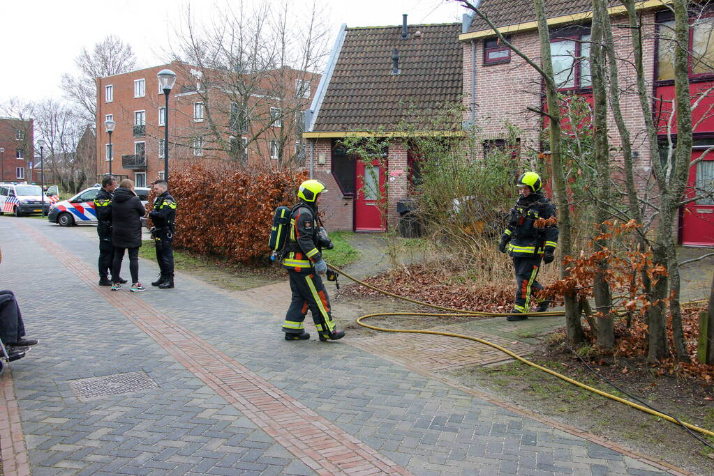 Brand in keuken snel onder controle