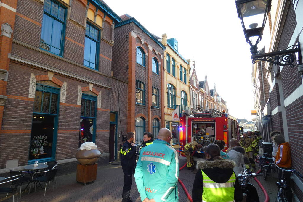 Binnenbrand in woning