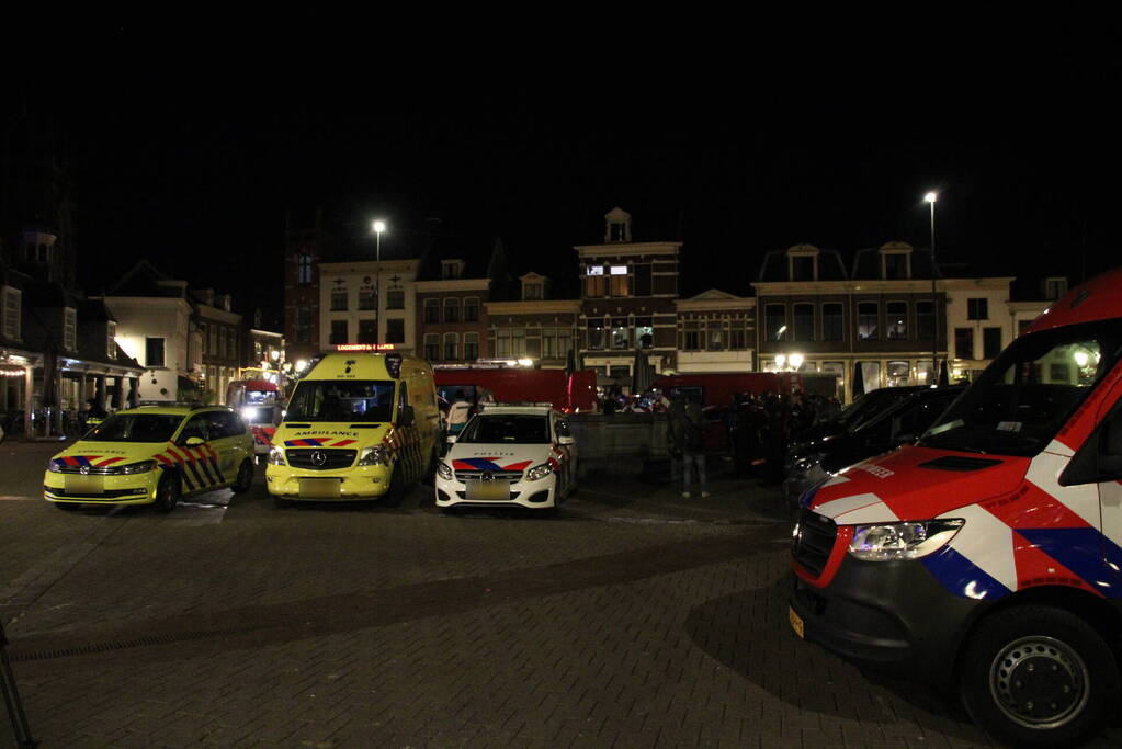 Grote inzet hulpdiensten na dreiging