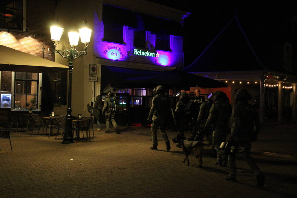 Grote inzet hulpdiensten na dreiging