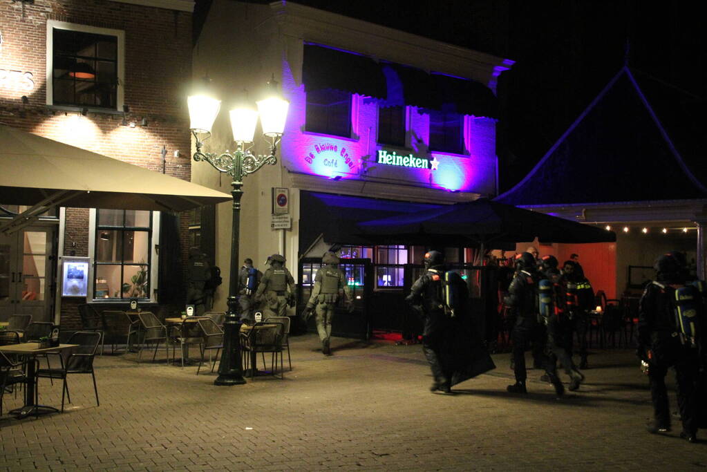 Grote inzet hulpdiensten na dreiging