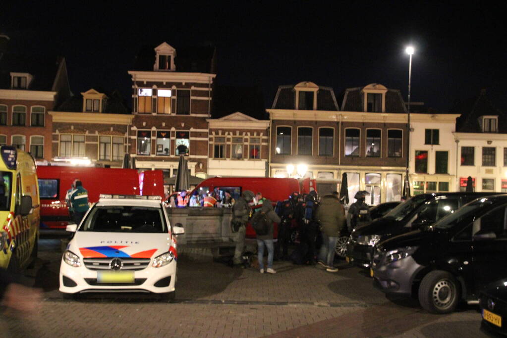 Grote inzet hulpdiensten na dreiging