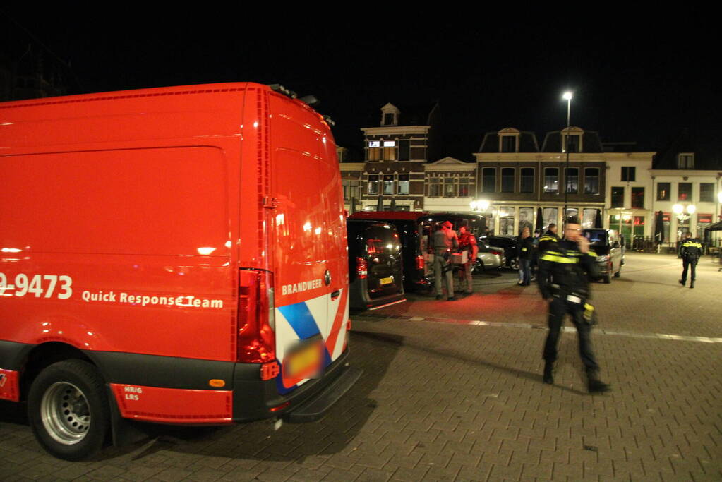 Grote inzet hulpdiensten na dreiging