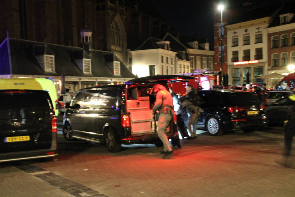 Grote inzet hulpdiensten na dreiging