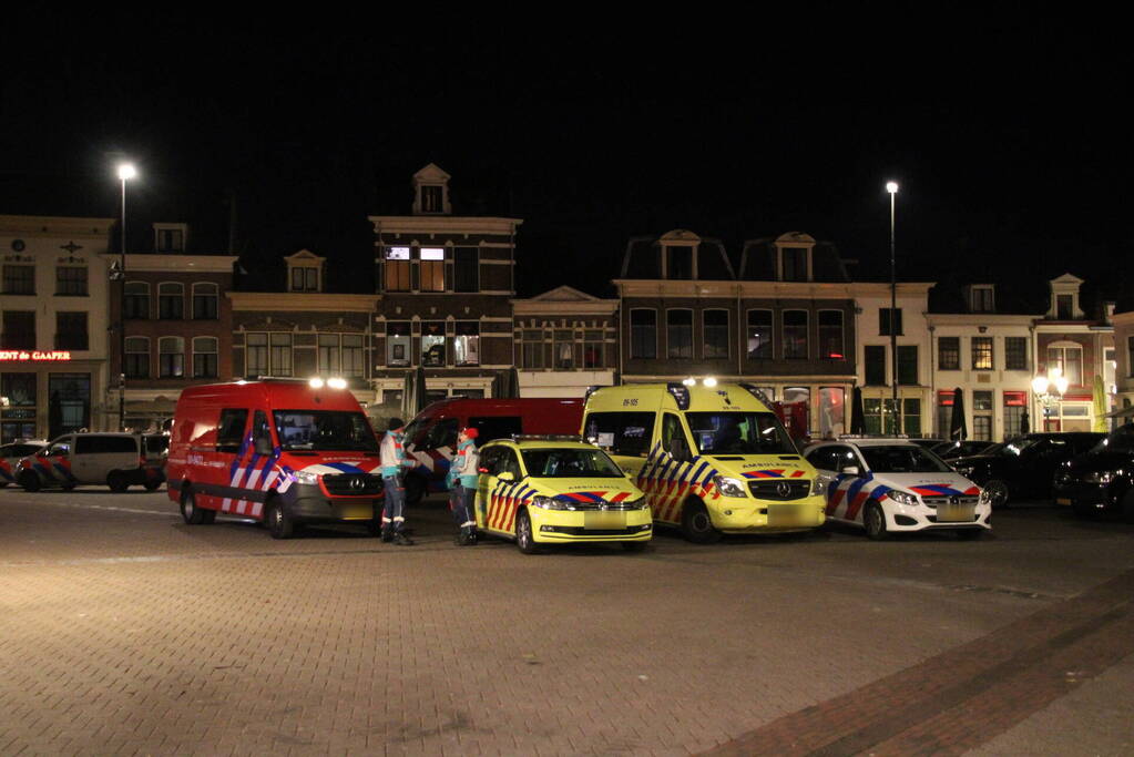 Grote inzet hulpdiensten na dreiging