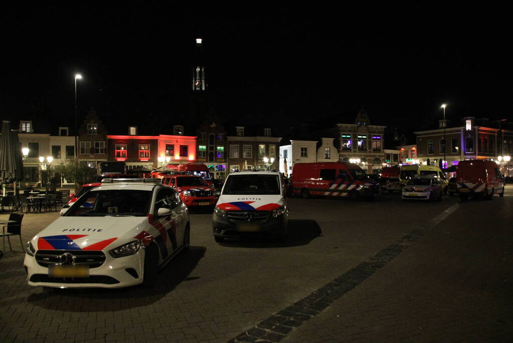 Grote inzet hulpdiensten na dreiging